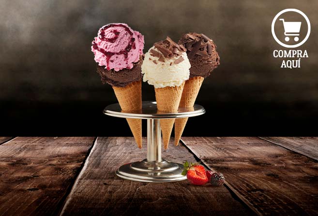 El  Corral - Malteadas, postres y helados: Conos de helado